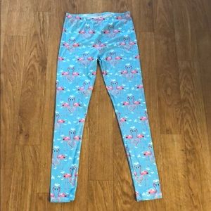 NWT Blue and pink leggings